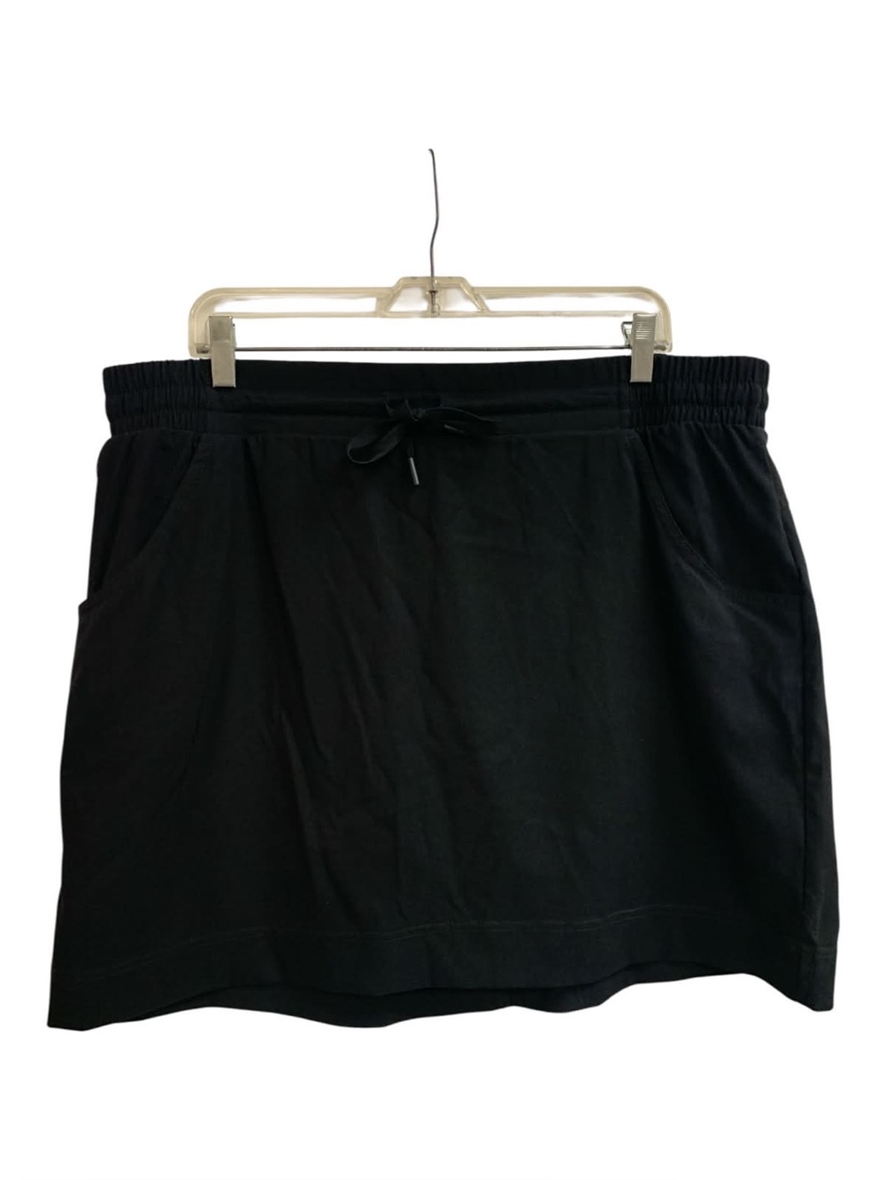 Pacific Trail Black Casual Drawstring Mini Skirt Size Xl